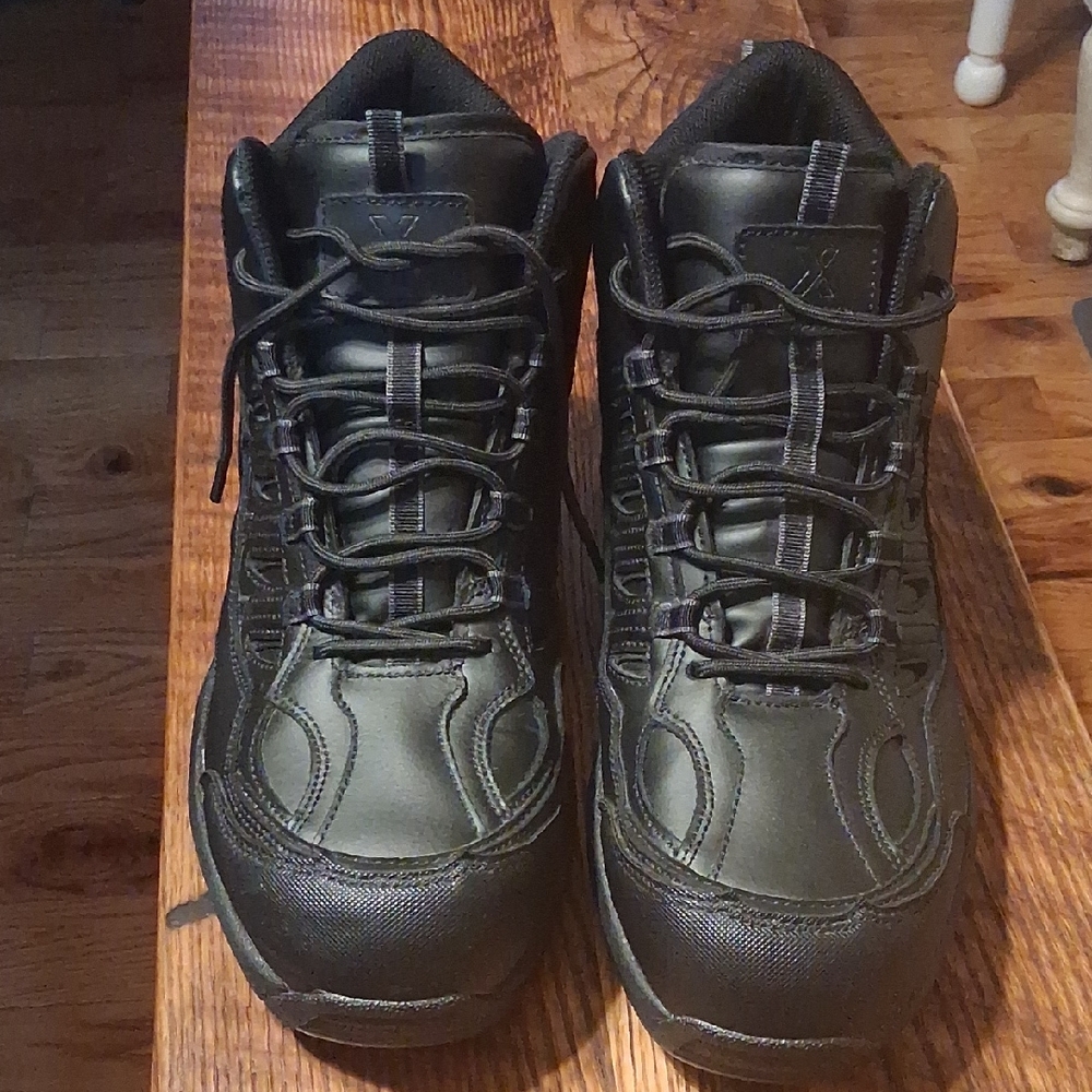 SR Max 4790 Black Leather Upper Composite Toe Hi Top Athletic Shoe Lace Up